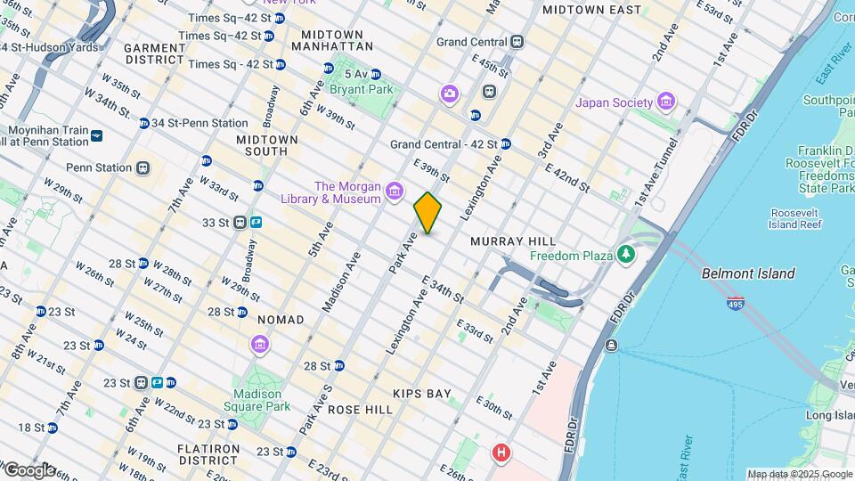 112 E 36th St, Unit 2 Map and Location Details