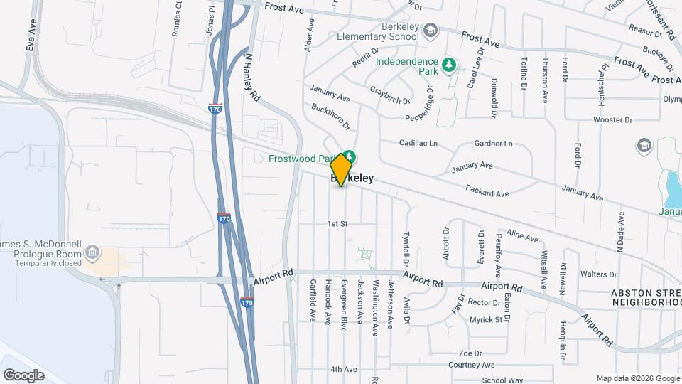 6341 Evergreen Blvd Map and Location Details