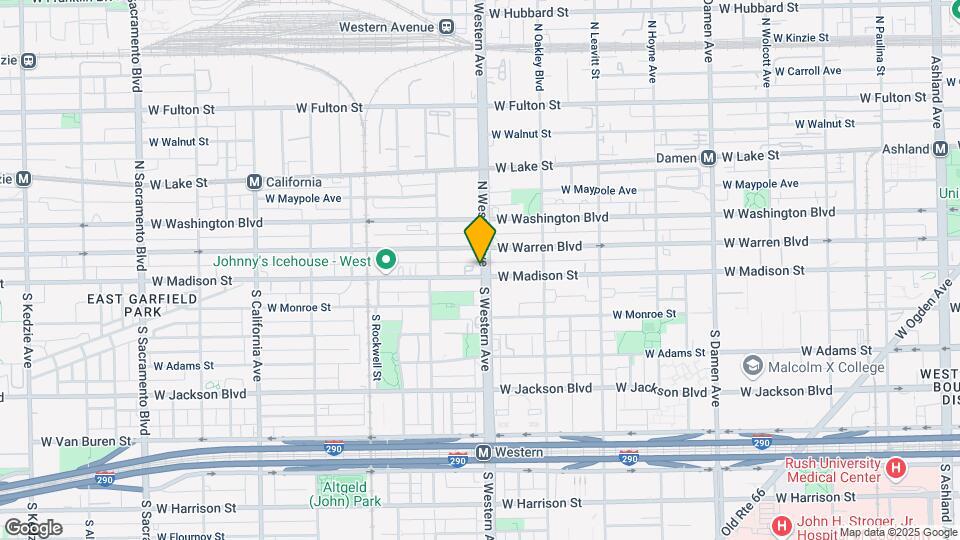 2400 W Madison St Map and Location Details