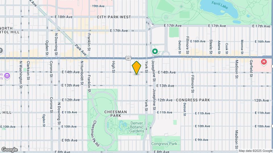 1359 Gaylord St Map and Location Details