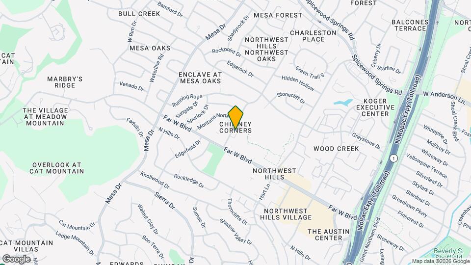 7201 Chimney Corners Map and Location Details