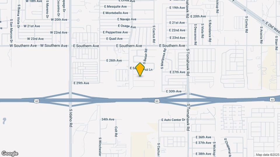 942 E Graham Ln Map and Location Details