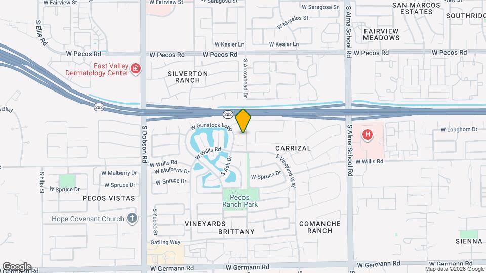 1503 W Remington Ct Mapa y Detalles de la Ubicación