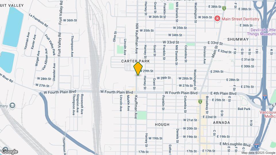 2810 Kauffman Ave Map and Location Details