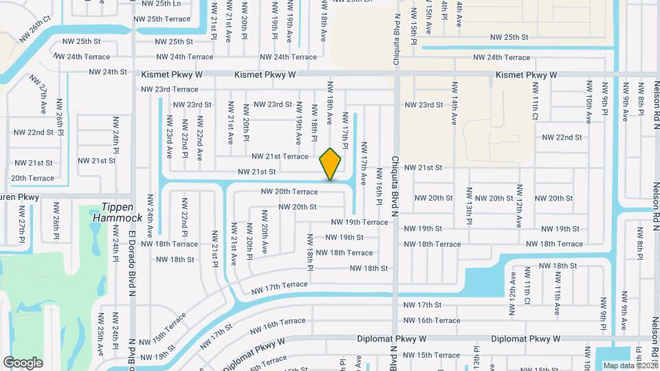 1729 NW 20th Terrace Map and Location Details