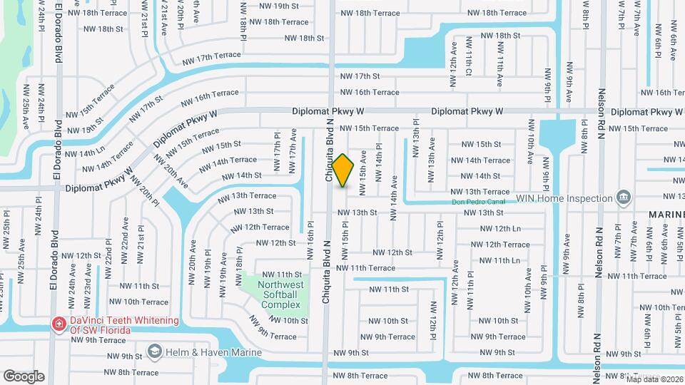 1316 NW 15th Pl Map and Location Details