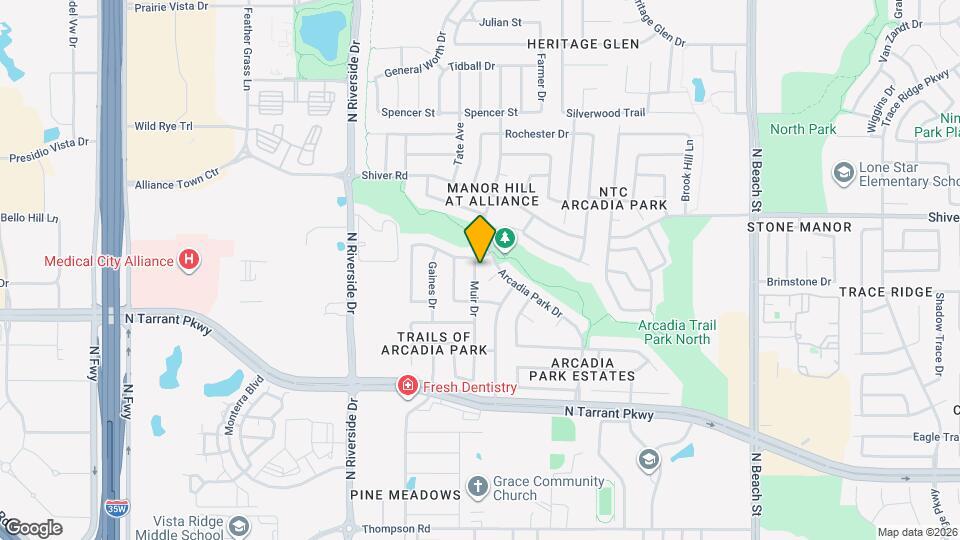 8728 Muir Dr Map and Location Details