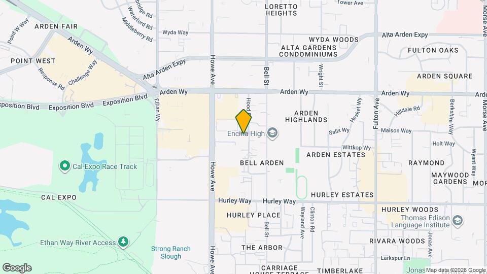 1523 Hood Rd Map and Location Details