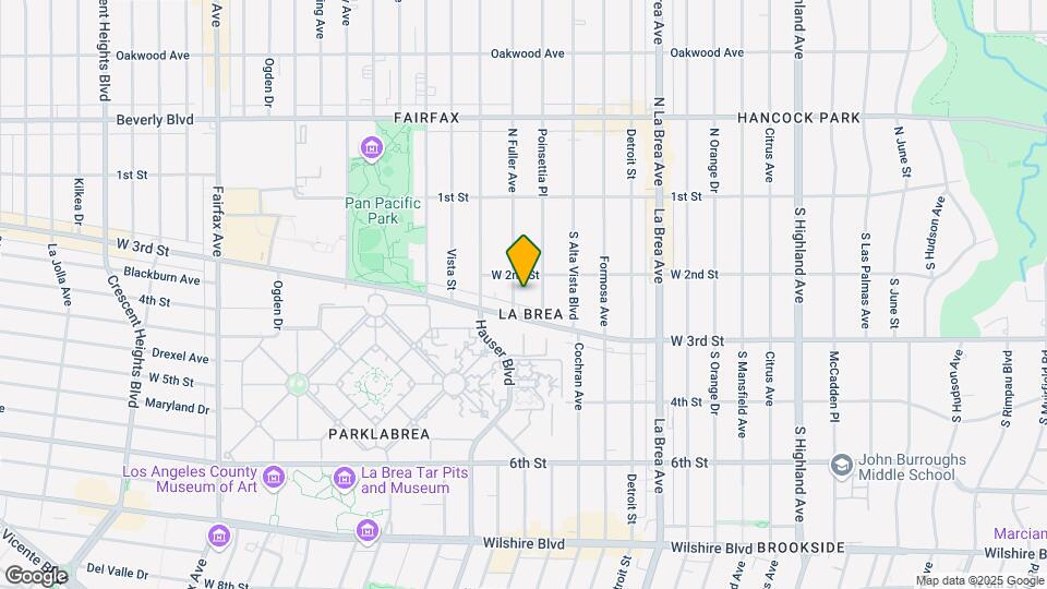 214 S Fuller Ave Map and Location Details