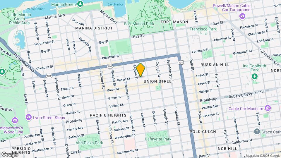 1871 Filbert St, Unit 1871 Mapa y Detalles de la Ubicación