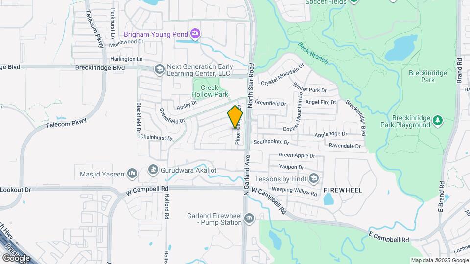 3025 Pinon Canyon Ln Map and Location Details