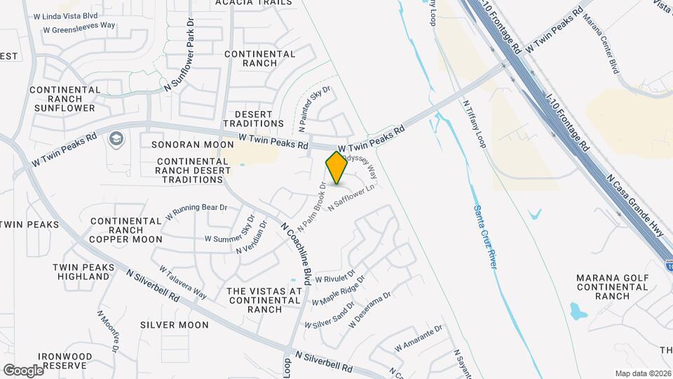 7275 W Opossum Dr Map and Location Details