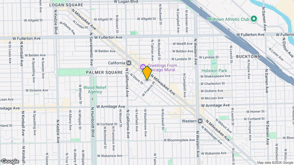 2117 N Stave St Map and Location Details