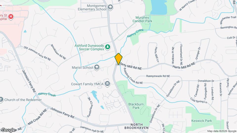 3761 Ashford Dunwoody Rd NE Map and Location Details