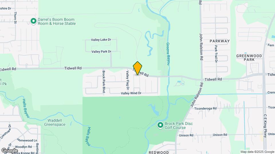 8715 Valley Ledge Dr Map and Location Details