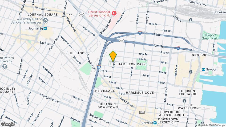 227 Brunswick St Mapa y Detalles de la Ubicación