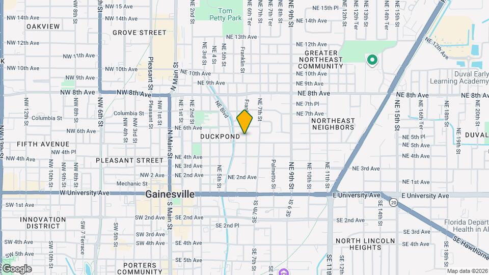 548 NE 5th Ave Map and Location Details