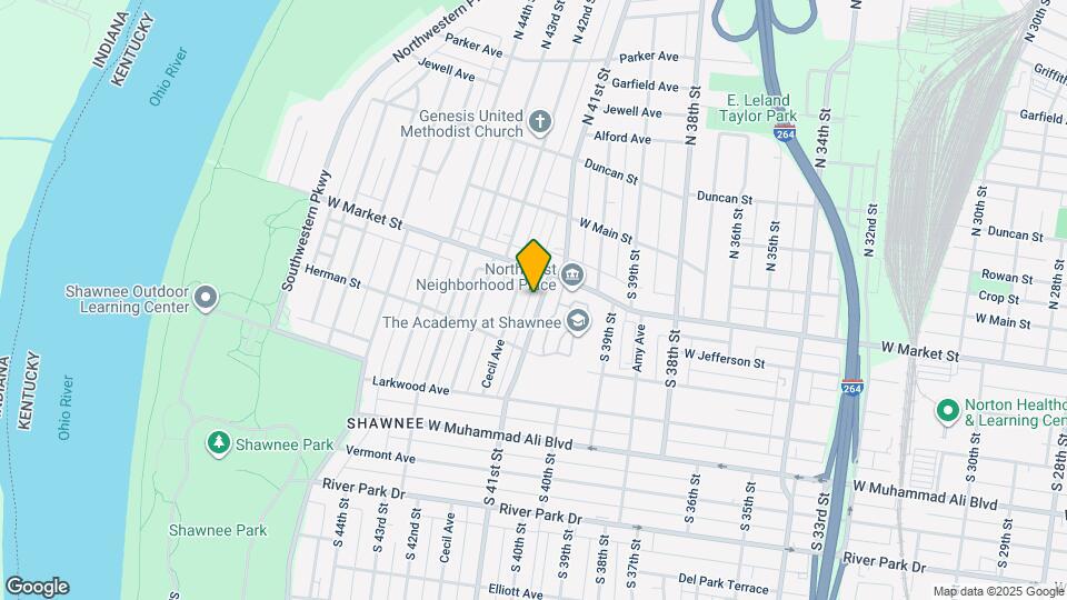 218 S 41st St Map and Location Details