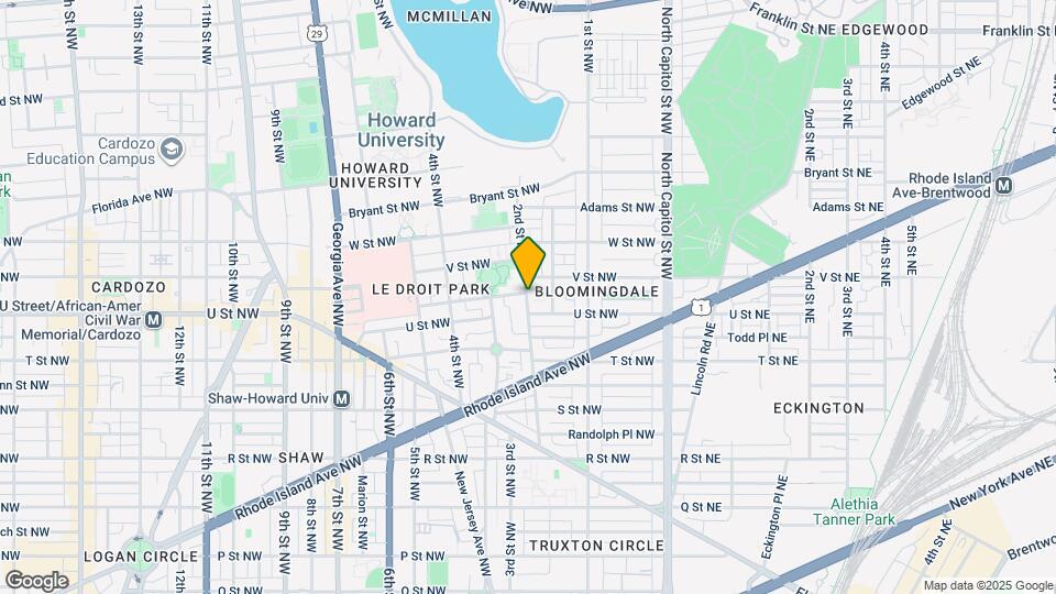 2035 2nd St NW Map and Location Details