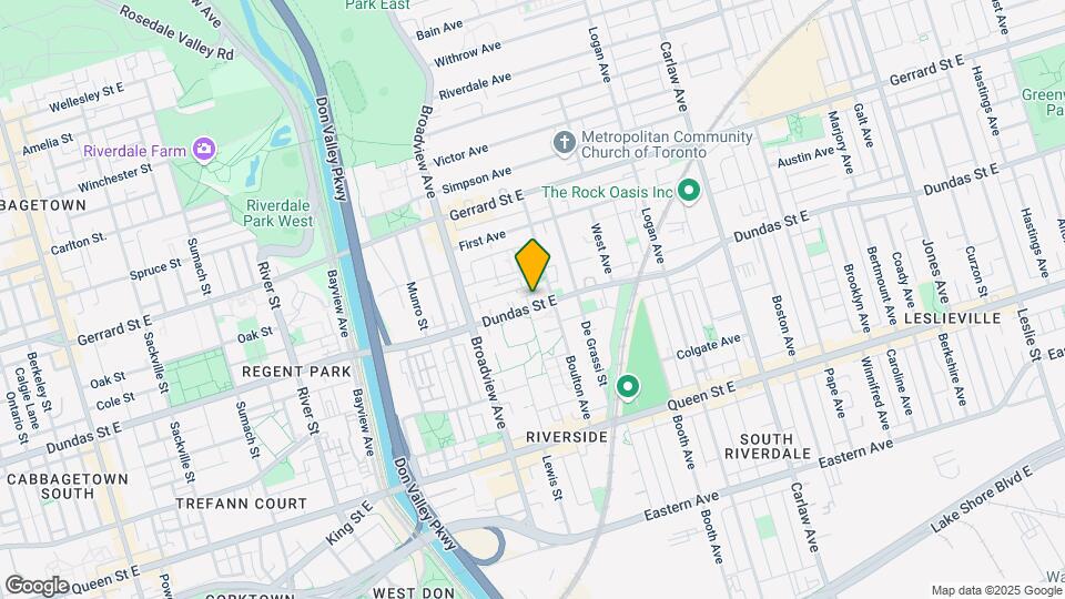 936 Dundas St E Map and Location Details