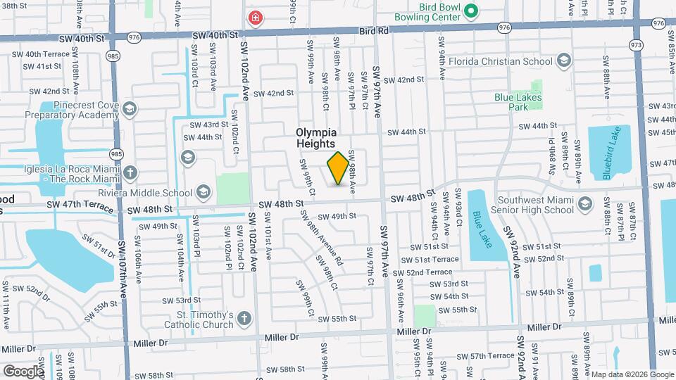 9840 SW 47th St Map and Location Details