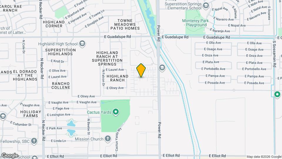 4697 E Redfield Rd Map and Location Details