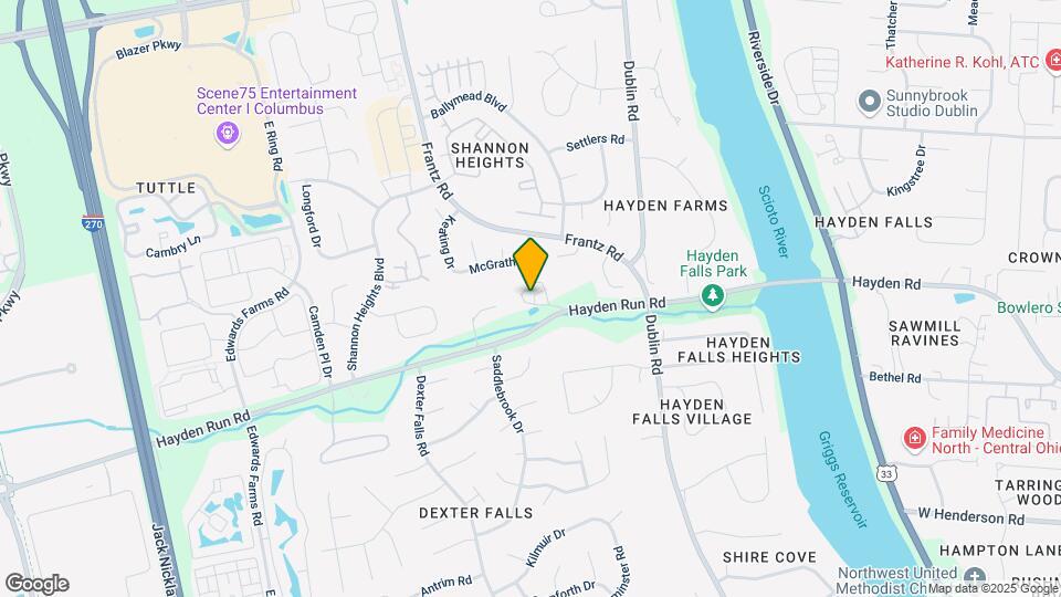 4664 Hayden Run Rd Map and Location Details