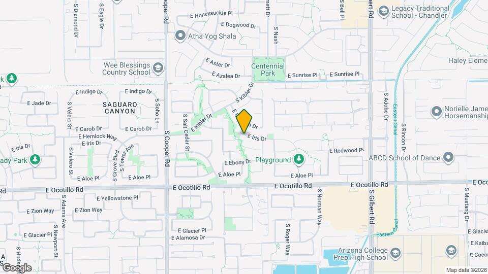 2417 E Iris Dr Map and Location Details