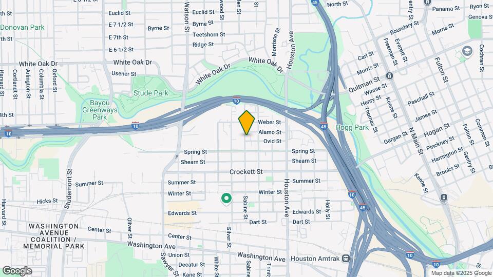 2106 Sabine St Map and Location Details