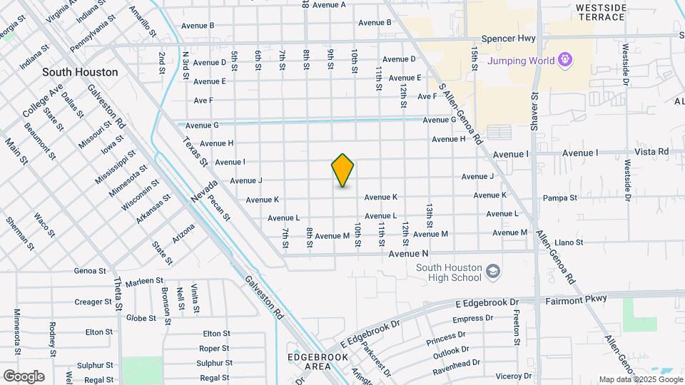 905 Avenue K Map and Location Details