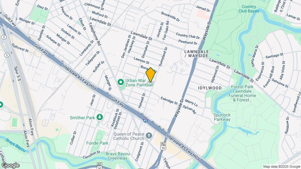 5709 Craig St Map and Location Details