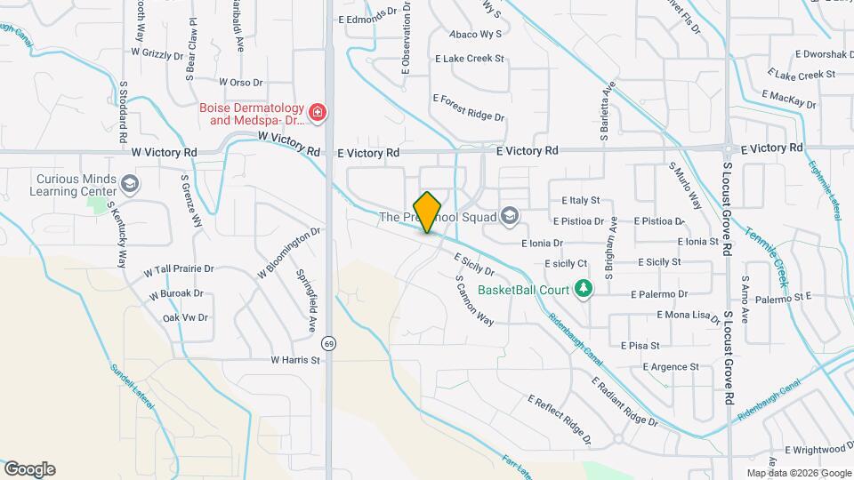 400 E Sicily Dr Map and Location Details