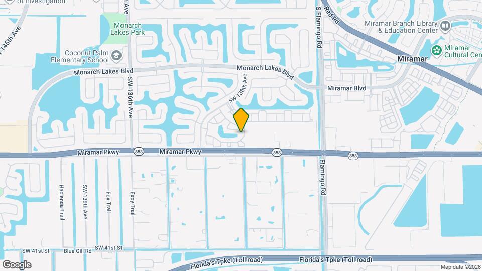 3126 SW 128th Ave Map and Location Details
