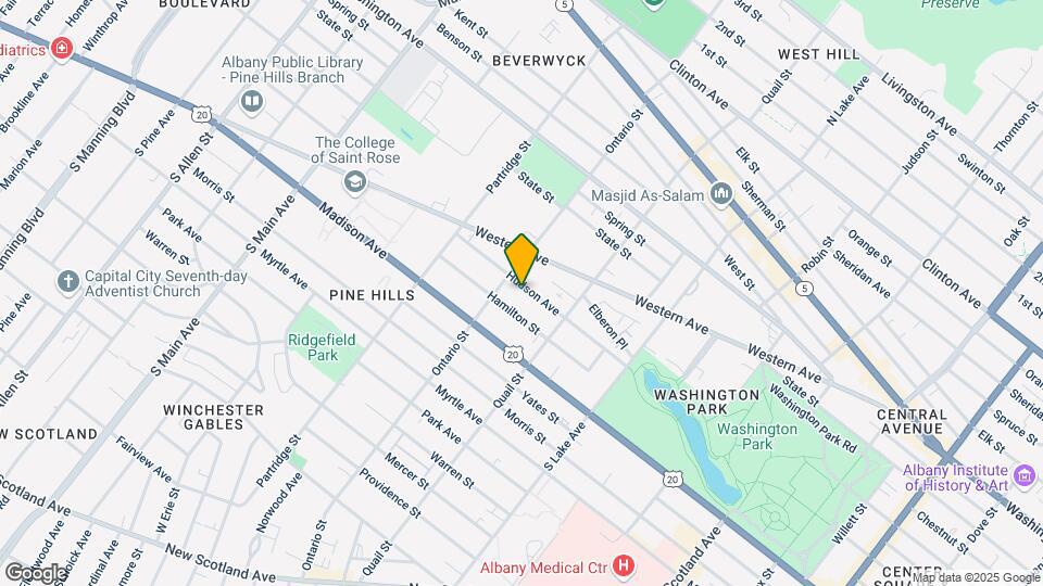 486 Hudson Ave, Unit 1 Mapa y Detalles de la Ubicación