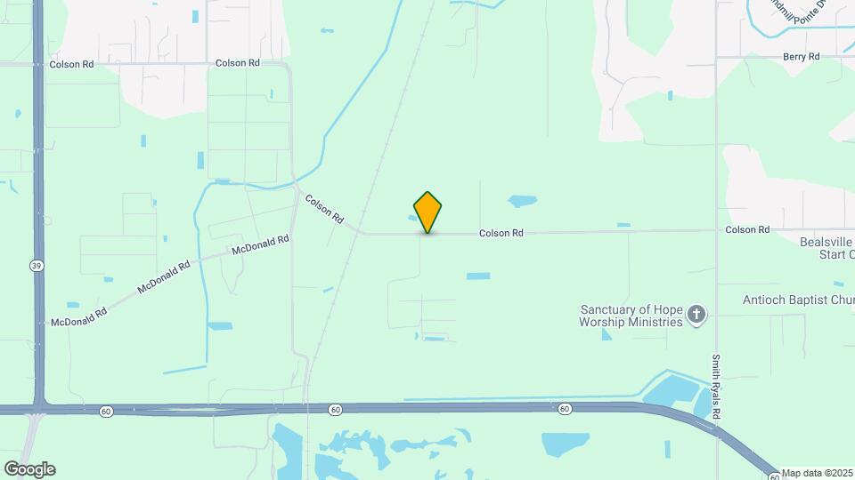 1207 Colson Rd Map and Location Details