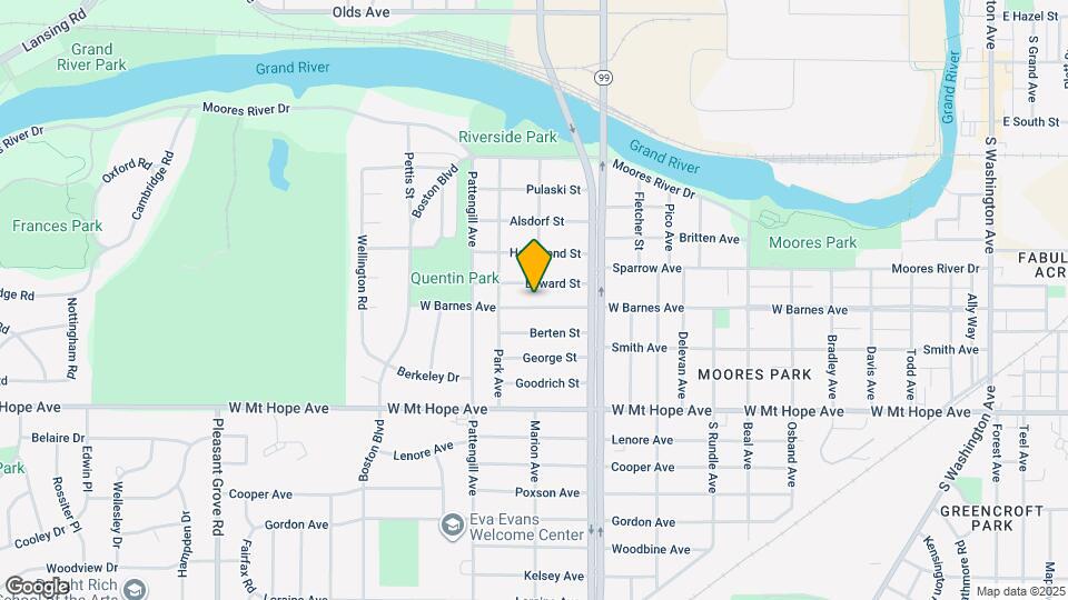 1300 W Barnes Ave Map and Location Details