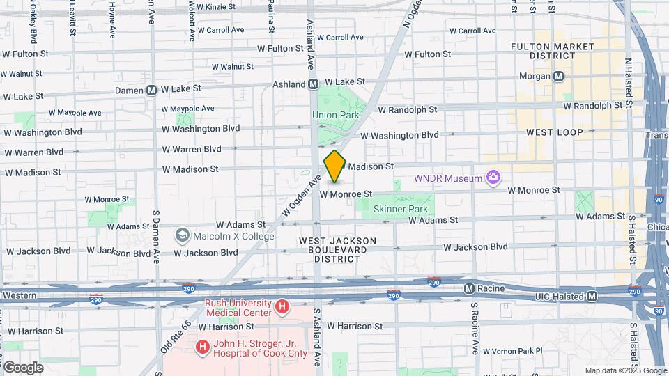 1526 W Monroe St Mapa y Detalles de la Ubicación