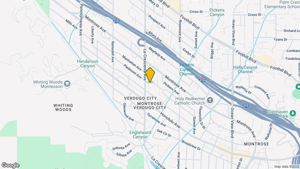 2750 Piedmont Ave Map and Location Details