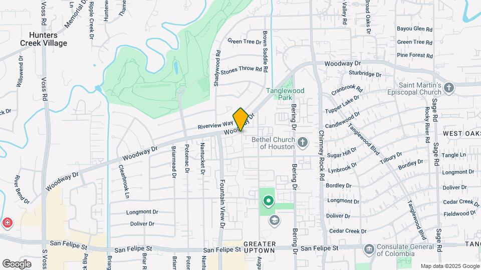 5978 Woodway Place Ct Map and Location Details