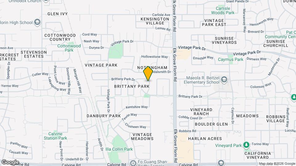 8821 Somershire Way, Unit # 1 Map and Location Details