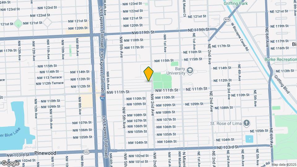 229 NW 111th Terrace Map and Location Details