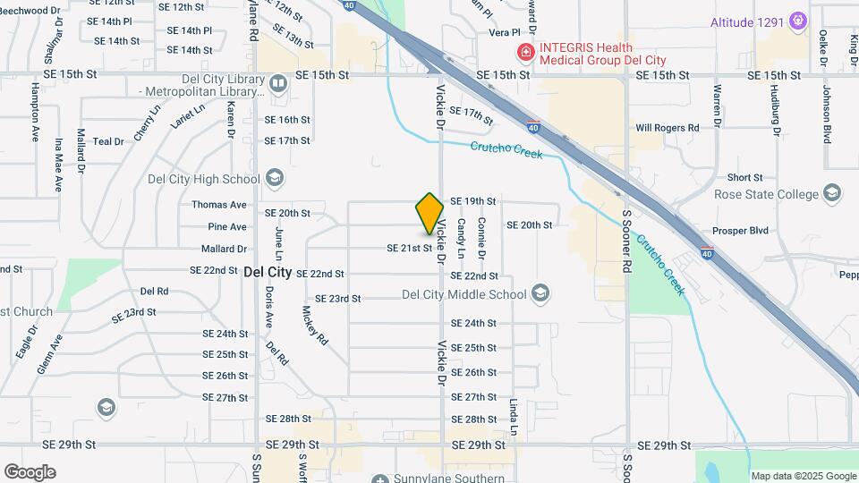 4641 SE 21st St Map and Location Details