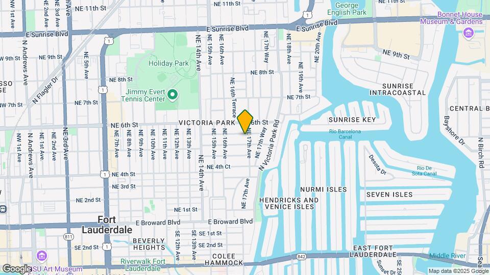 1640 NE 5th Ct Map and Location Details