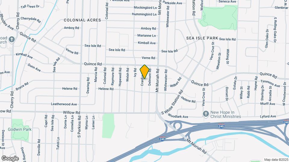 1542 Cranford Rd Map and Location Details