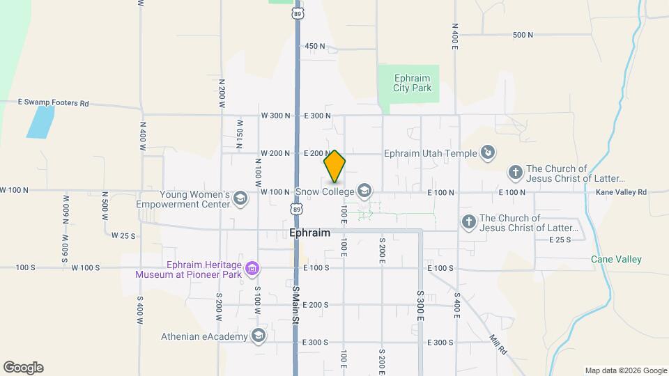 81 E 100 N Map and Location Details