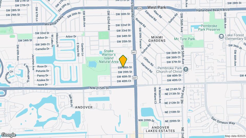 6044-6100 SW 38th St Map and Location Details
