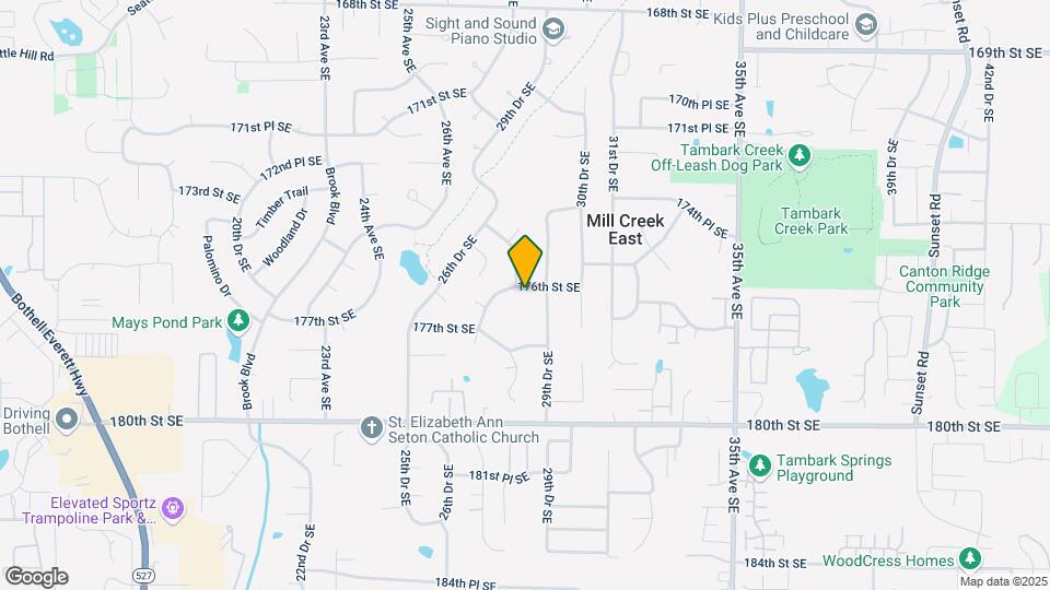 2832 176th St SE Map and Location Details