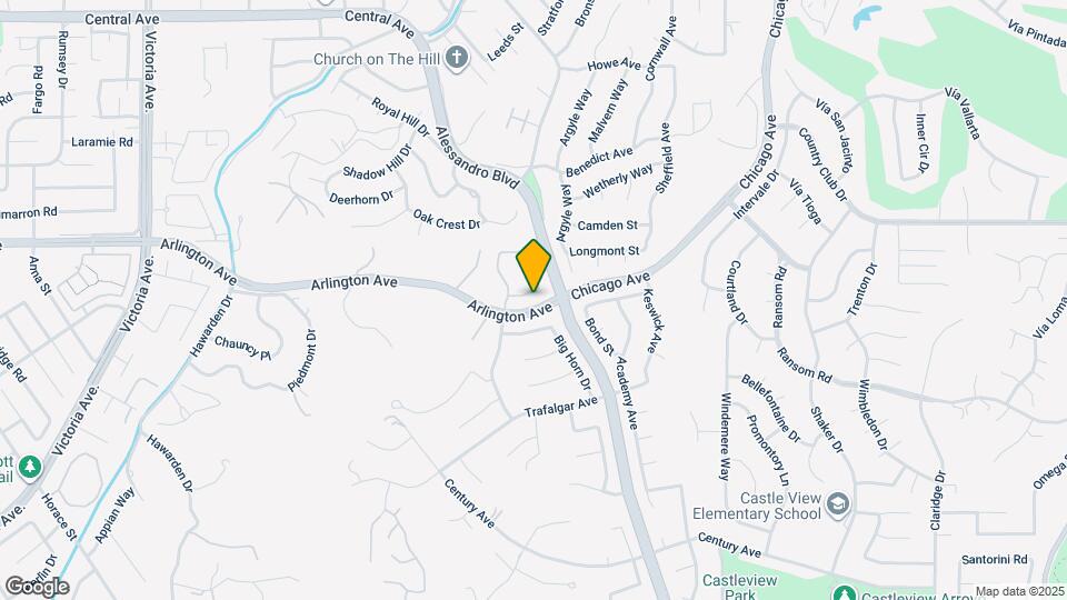 2164 Glenview Terrace Map and Location Details
