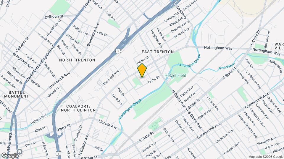 14 Dickinson St Map and Location Details