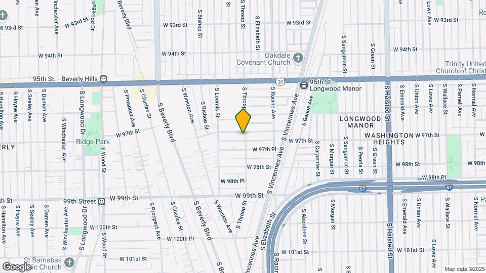 1301 W 97th St Map and Location Details